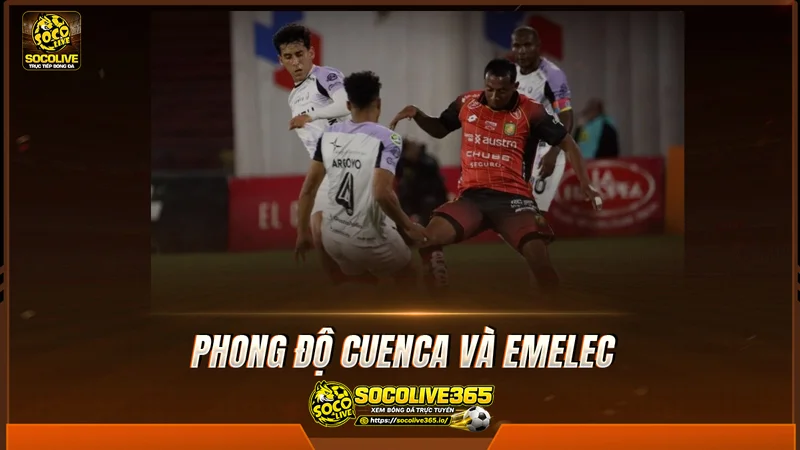 Phong độ Cuenca và Emelec được Socolivetv tổng hợp