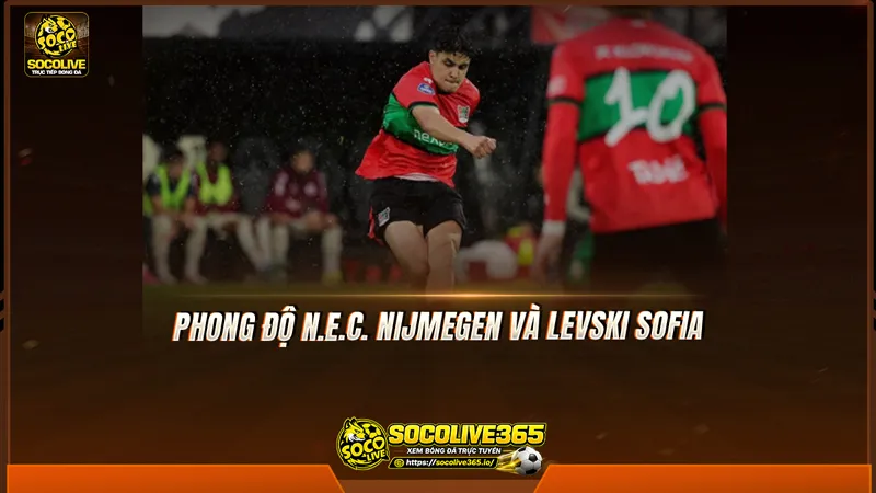 Phong độ N.E.C. Nijmegen và Levski Sofia được Socolive TV tổng hợp